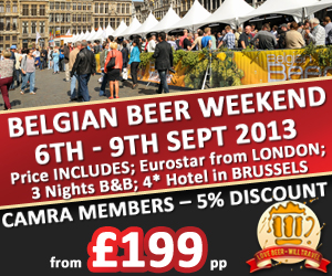 Beer Junkets (Belgian Beer Weekend 2013, Banner)