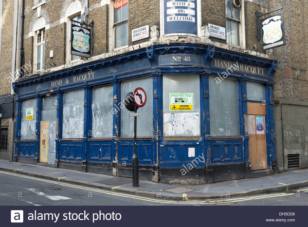 Closed pub
