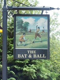 bat & ball sign