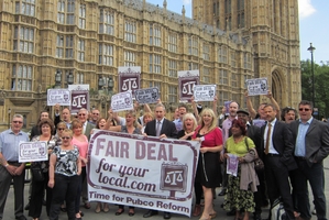 Campaigners converge on Westminster to stop the loss of Britain's community pubs