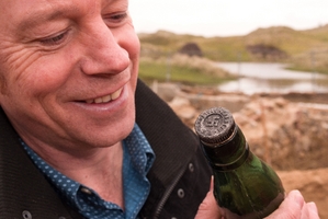 Digging up history in a Cornish beer bottle